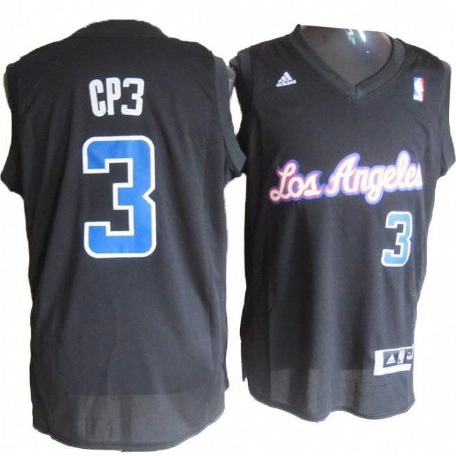 Men's  Chris Paul Nickname CP3 Black Swingman Jersey